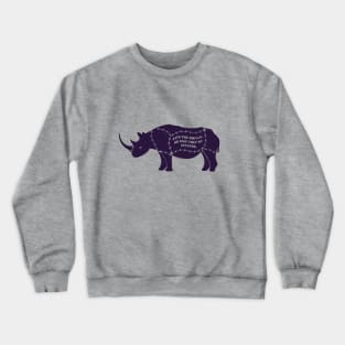 Save the Rhinos Crewneck Sweatshirt